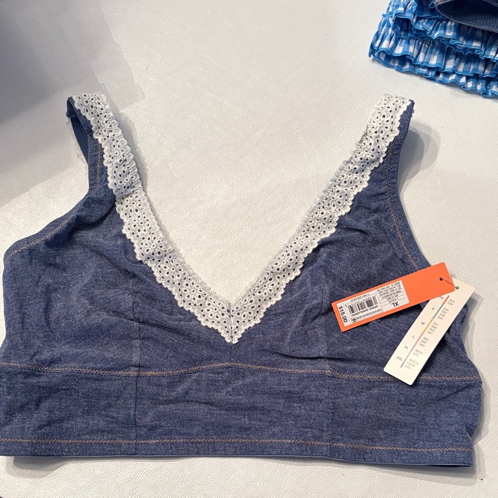 NWT Colsie Denmin Bralette